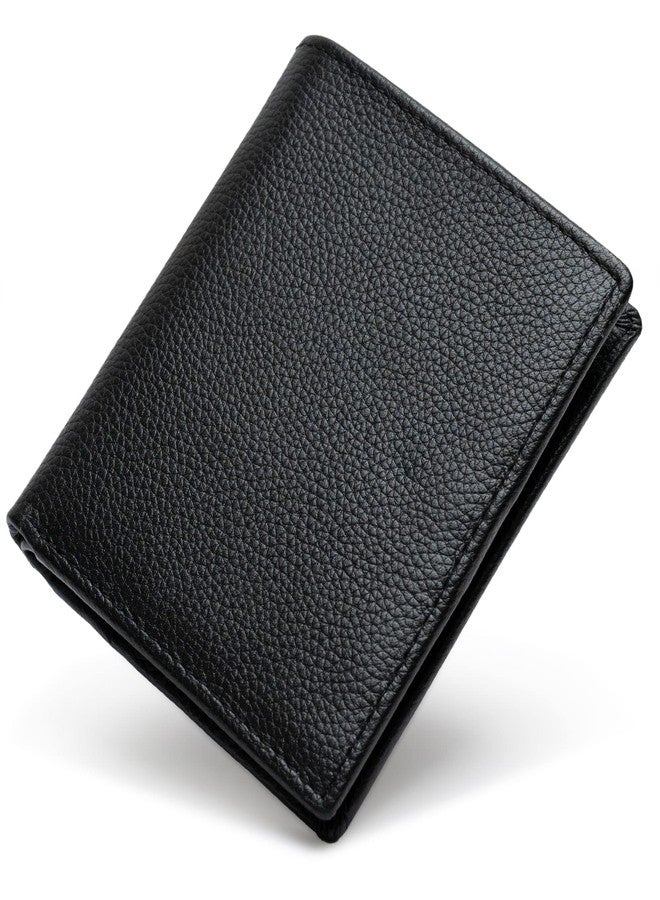 Bveyzi Ultra Slim Small RFID Wallet for Women, Leather Tiny Thin Bifold Pocket Ladies Wallet - Image 1