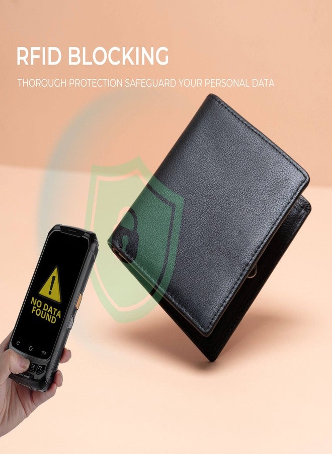 Bveyzi Ultra Slim Small RFID Wallet for Women, Leather Tiny Thin Bifold Pocket Ladies Wallet - Image 5