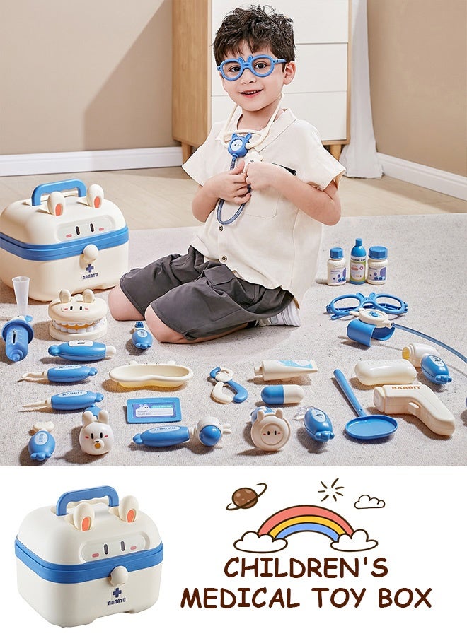 Doctor Kit for Kids with Stethoscope Pretend Play Medical Toys Set Kids Doctor Playset Dentist Kit Toys - Image 5