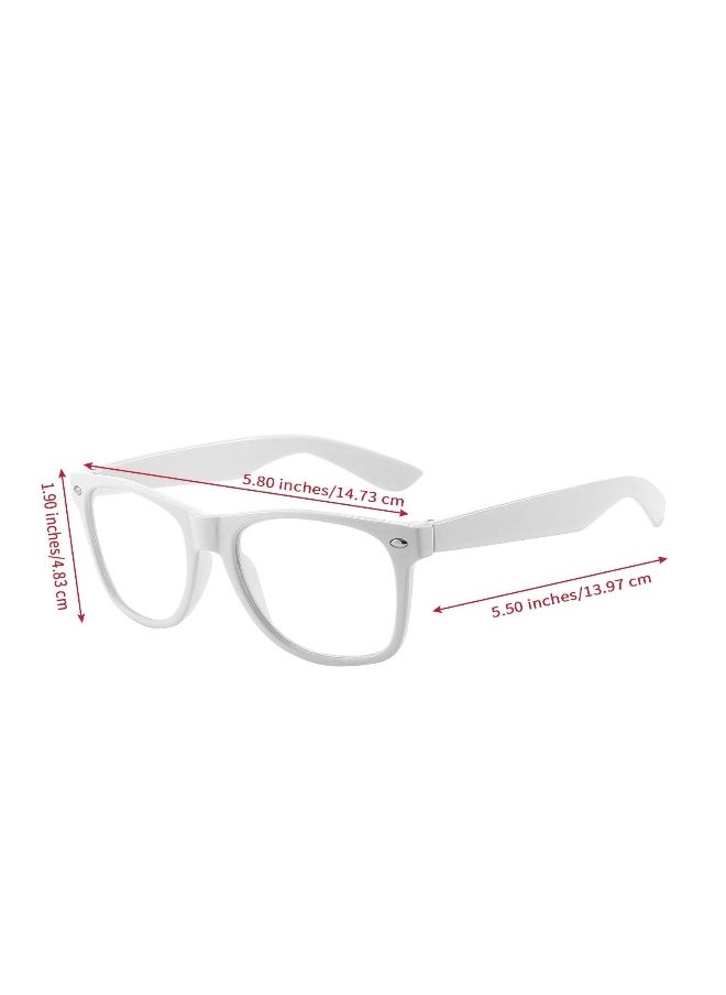 Generic - Special Effects Sunglasses, Peach Heart Diffraction Glasses, Festival Party Light Changing Refraction Glasses, Funny Light Diffraction Eyeglasses for Women Men Kids with Heart Effects, White - Image 1