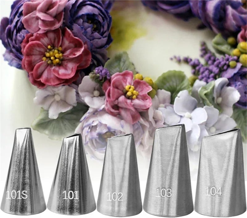 Cake Tips For Decorating 6/30pcs Rose Flower Pastry Nozzles For Confectionery Nozzle Cake Decorating Icing Tips Baking & Tools(103) - Image 2