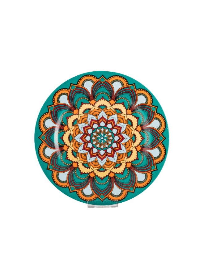 دانيا صحن تقديم مفرد من البورسلان المنقوش - Image 4