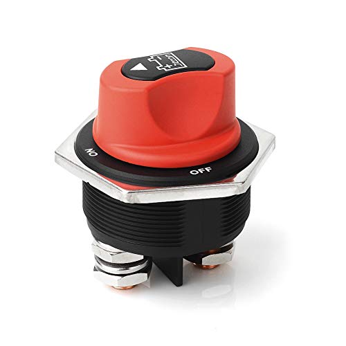 Jtron مفتاح بطارية Jtron MAX 12-32V DC 300A مستمر 450A INT لفصل الطاقة الرئيسية للبطارية لعربات السيارات والمركبات والقوارب (ON-OFF/300A) - Image 2