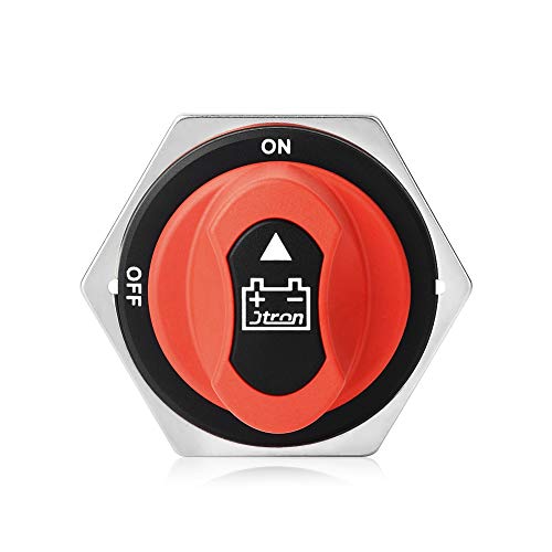Jtron مفتاح بطارية Jtron MAX 12-32V DC 300A مستمر 450A INT لفصل الطاقة الرئيسية للبطارية لعربات السيارات والمركبات والقوارب (ON-OFF/300A) - Image 3