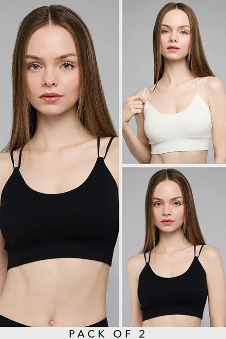 أر أند بي 2 Pack Strappy Sports Bras