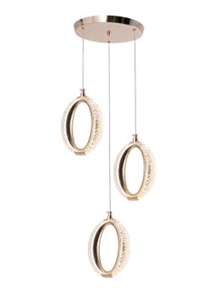 Best Power Modern LED Chandelier 3-Light 6170-3 | Adjustable Height 100cm | 3 Lighting Levels | 15W Elegant Hanging Light for Dining, Living Room, and Bedroom  - Image 4