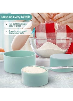 Generic Measuring Spoons for Spices, Flour, Sugar, Salt - 8 Piece Measuring Cups and Spoons Set, Measuring Cups and Spoons with Stainless Steel Handle and Stackable Design for Measuring Dry or Liquid Ingredients, Measuring Set for Kitchen, Cooking, Baking - Measuring Spoons Set - Measuring Spoons Set with Stainless Steel Handles, Dosing Spoon, Measuring Cups Set for Kitchen, Cooking, Baking, Measuring Dry Liquids - Measuring Tools Standard Kitchen Measuring Cups Food Prep Supplies Measuring Salt, Sugar, Salt, Spices - Measuring Spoons for Spices - Measuring Spoons for Cooking  - Image 4