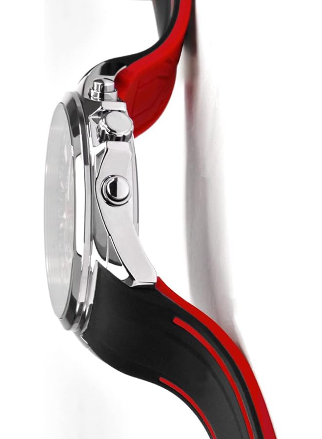 لوراس ساعة رياضية للرجال كوارتز تناظرية بسوار من السيليكون Rt387Hx9 - Image 3