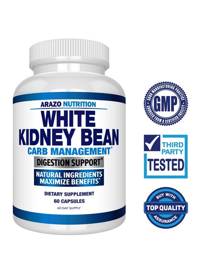 Arazo Nutrition Arazo Nutrition White Kidney Bean Extract - 100% Pure Carb Blocker and Fat Absorber for Weight Support - Intercept Carbs - Image 2