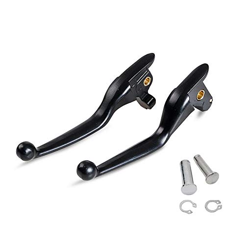 S SYUU Black Brake Clutch Hand Lever Sets Pairs Aftermarket Part Compatible with Harley Davidson Touring Street Glide FLHX FLX FLT FLHT Road Glide FLTRX 2014-2016 - Image 2