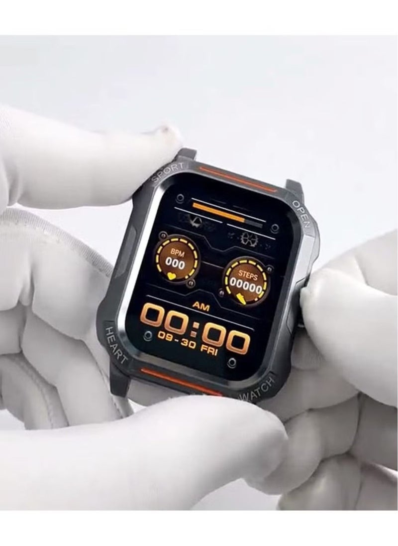 Haino Teko - S3 Max Smart Watch with 2 Set Strap, Dial Case & Wireless Charger for Men & Boys – Stylish Black Design, Fitness Tracker, Heart Rate Monitor, Sleep Tracking, Waterproof, Long Battery Life, Compatible with iOS & Android - Image 1