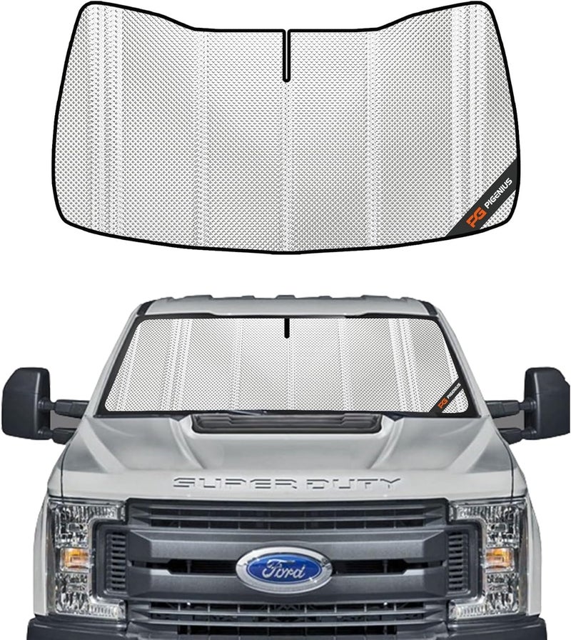 Pigenius Windshield Sun Shade for 2021-2025 Ford F-150 - Full Front Window Coverage - Image 1