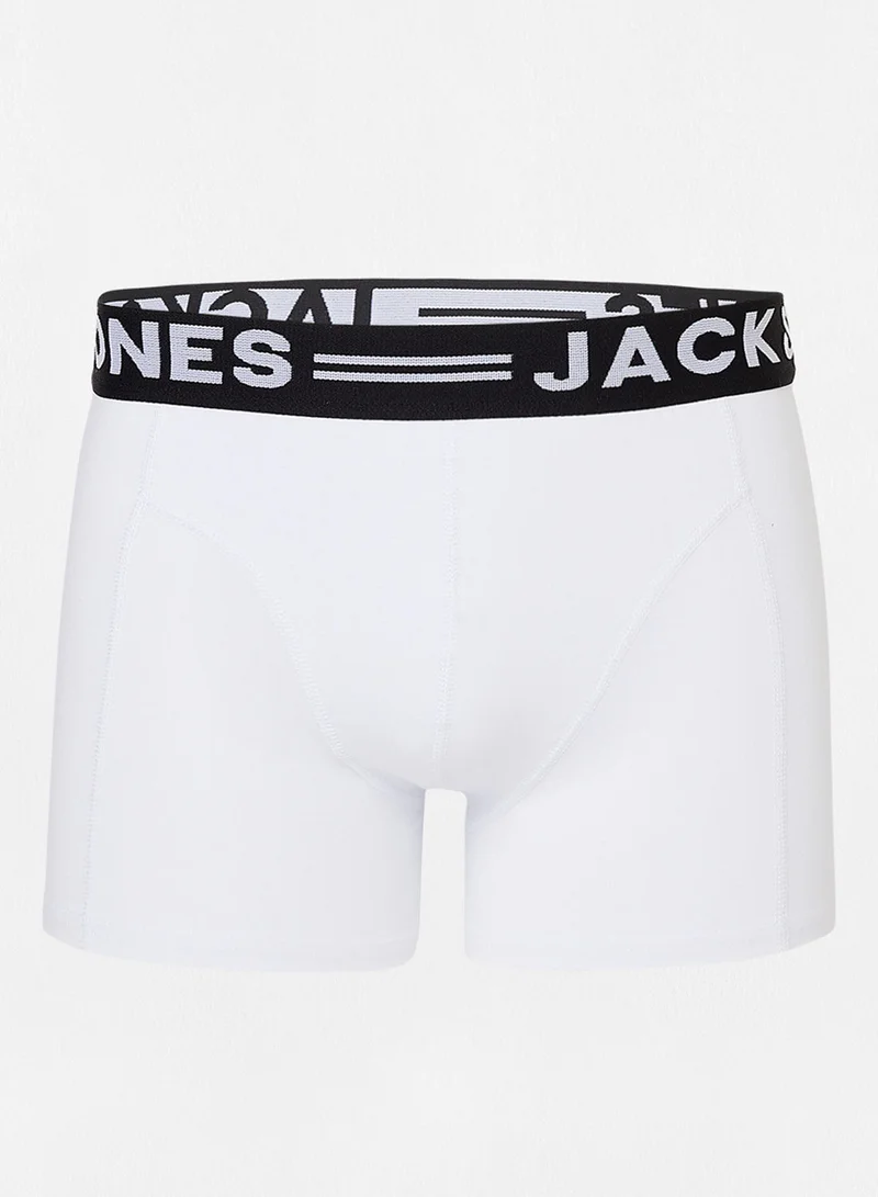 JACK & JONES  Logo Detail Trunks (Pack of 3)  | Best Price UAE