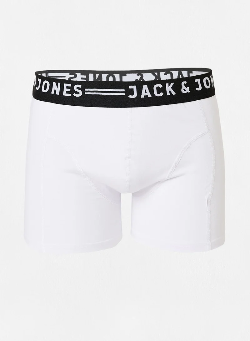 JACK & JONES  Logo Detail Trunks (Pack of 3)  | Best Price UAE