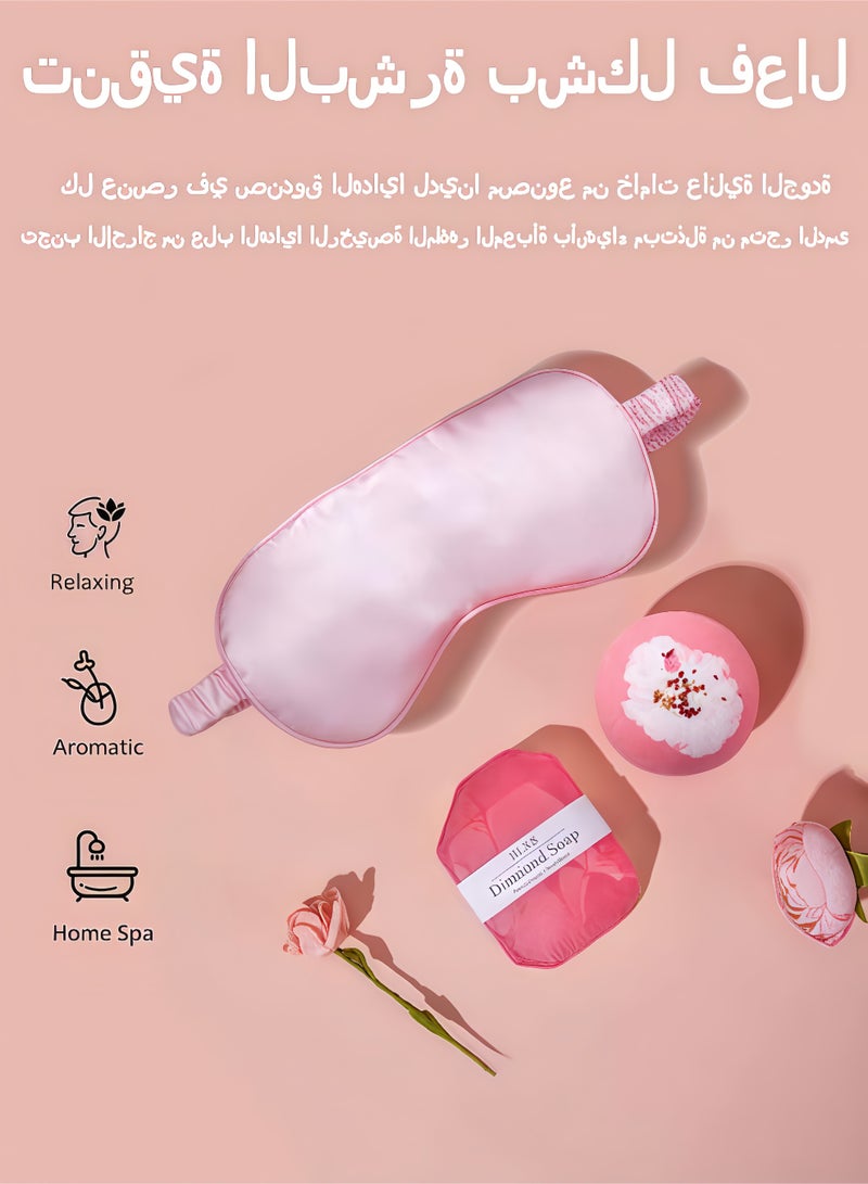 Peachjoy Gift Box for Women - Best Gifts for Birthday, Wedding, and Special Occasions Combined materials Pink 21x9.5x21 cm  - Image 4