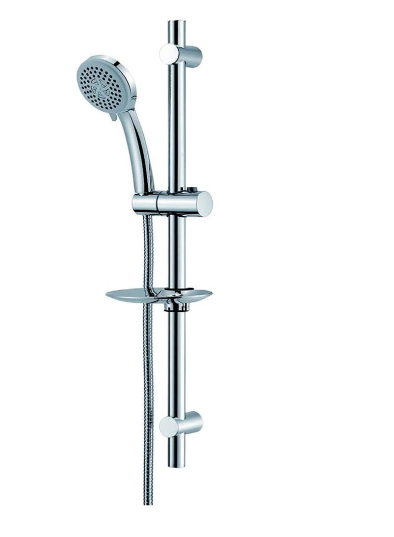 milano Glory Sliding Bar Shower Kit with 3 Flow Message Set - Image 1