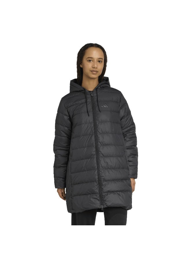 Adidas Essentials Climawarm 3 Stripes Light Down Hooded Parkas - Image 2