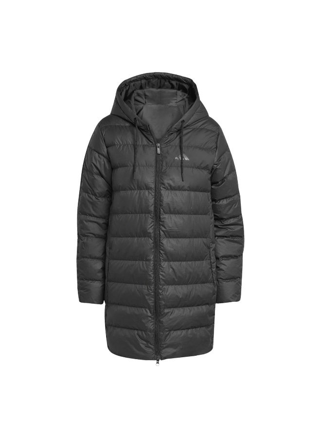 Adidas Essentials Climawarm 3 Stripes Light Down Hooded Parkas - Image 1