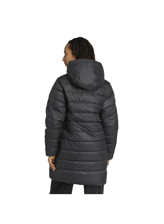 Adidas Black Essentials CLIMAWARM 3-Stripes Light Down Hooded Parka for Women | Best Price UAE