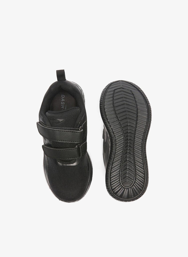 Dash Kids' Textured Hook and Loop Closure Sports Shoes - Image 4