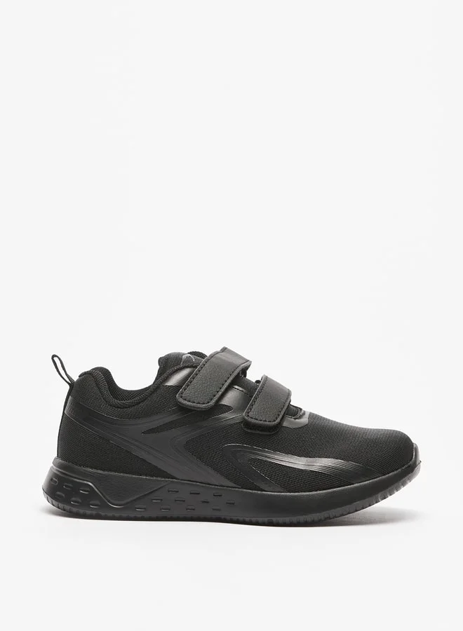 Dash Kids' Textured Hook and Loop Closure Sports Shoes