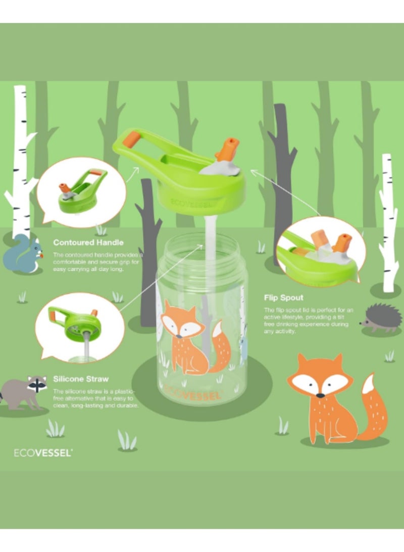 إكو فيسل زجاجة مياه سبلاش للأطفال سعة 12 أونصة (370 مل) - Image 3