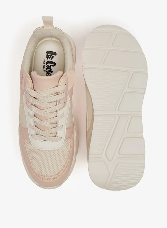 لي كوبر Women's Panelled Lace-Up Shoes