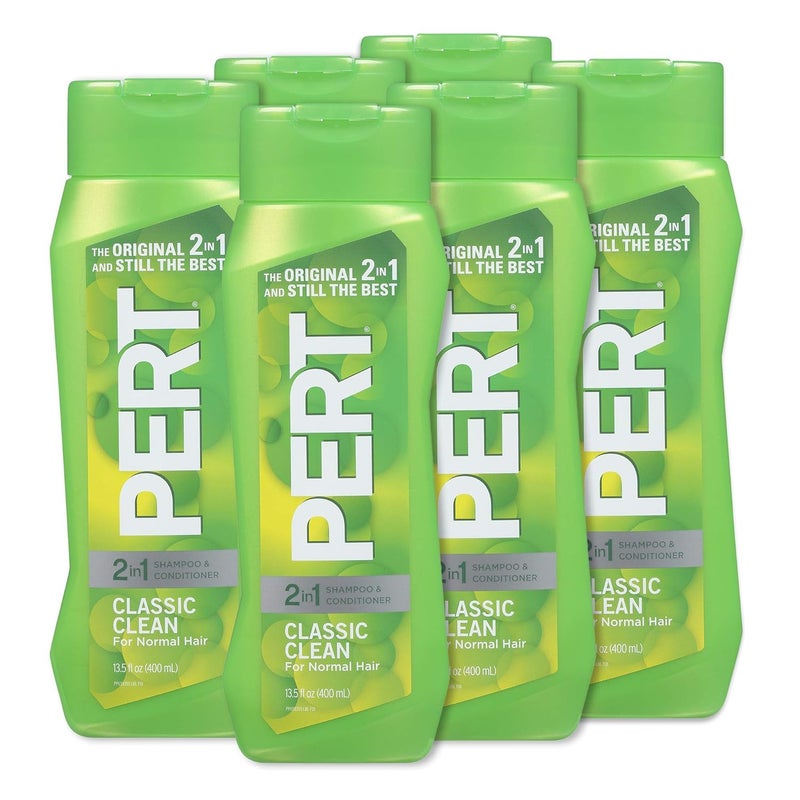 PERT 2in1 Classic Clean Shampoo and Conditioner 135oz 6 Pack