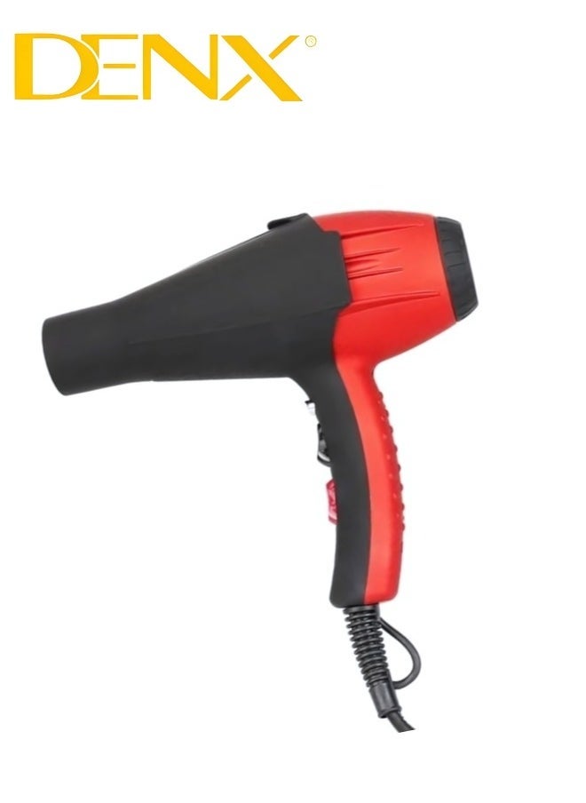 Denx Professional Hair Dryer Red - Image 1