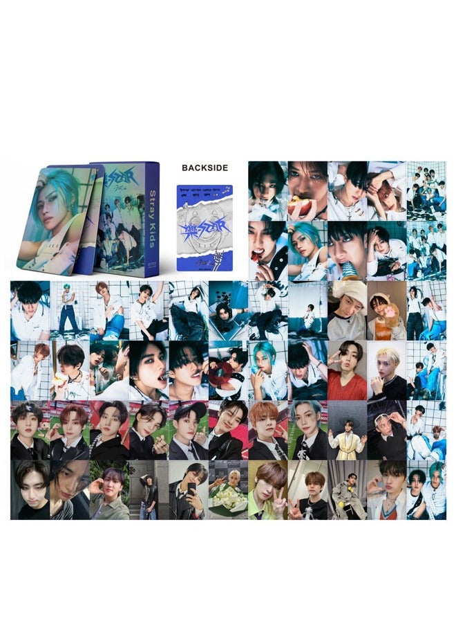NIBEMINENT 55-Piece Stray Kids Laser Cards - Image 1