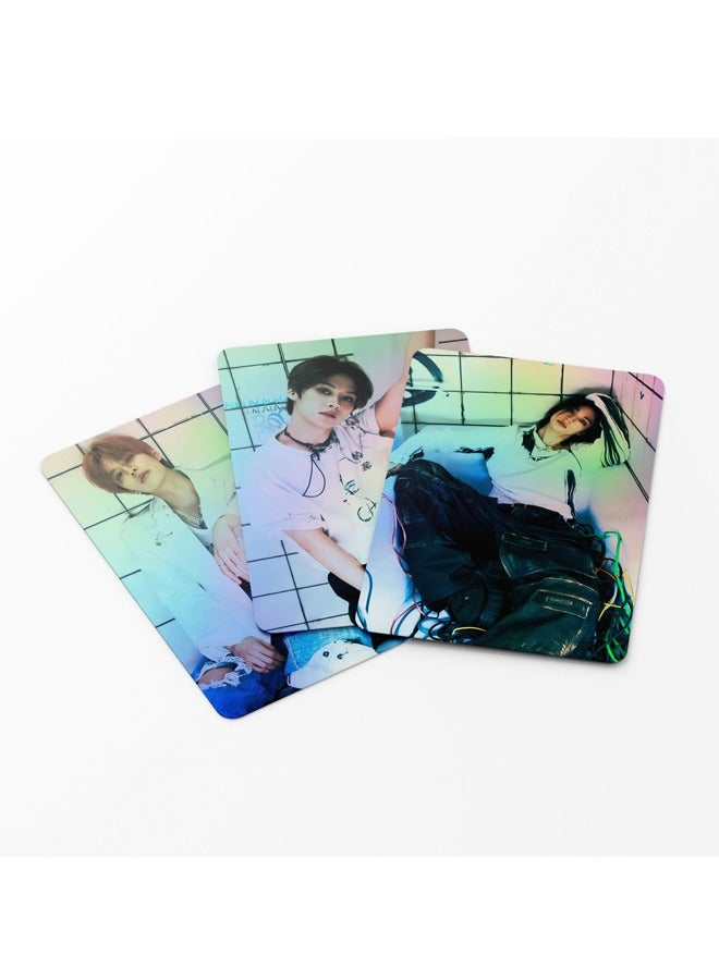 NIBEMINENT 55-Piece Stray Kids Laser Cards - Image 4