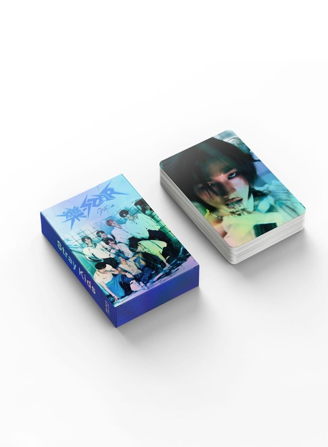 NIBEMINENT 55-Piece Stray Kids Laser Cards - Image 5