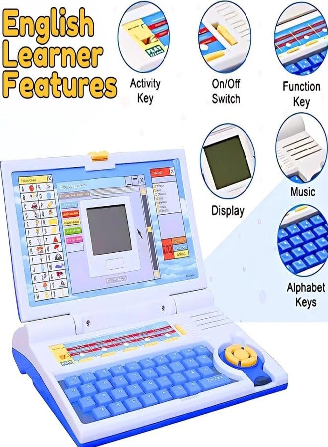 KinderTales® Kids Learning Laptop with 20 Activities, Educational Toy for Boys & Girls Toddlers, Includes Mouse, Learning Games, Music, Toddler Educational Fun - Image 4