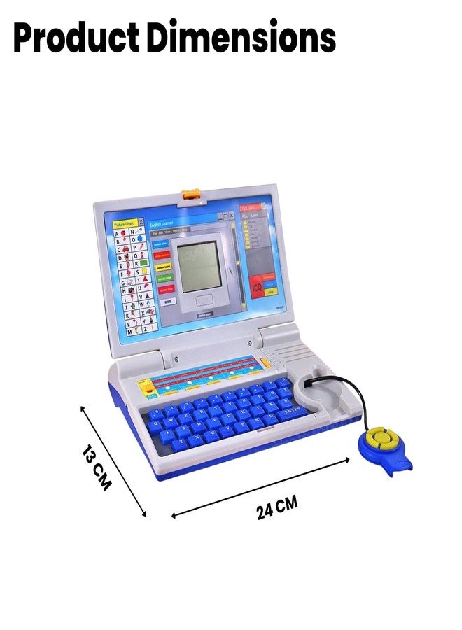 KinderTales® Kids Learning Laptop with 20 Activities, Educational Toy for Boys & Girls Toddlers, Includes Mouse, Learning Games, Music, Toddler Educational Fun - Image 3