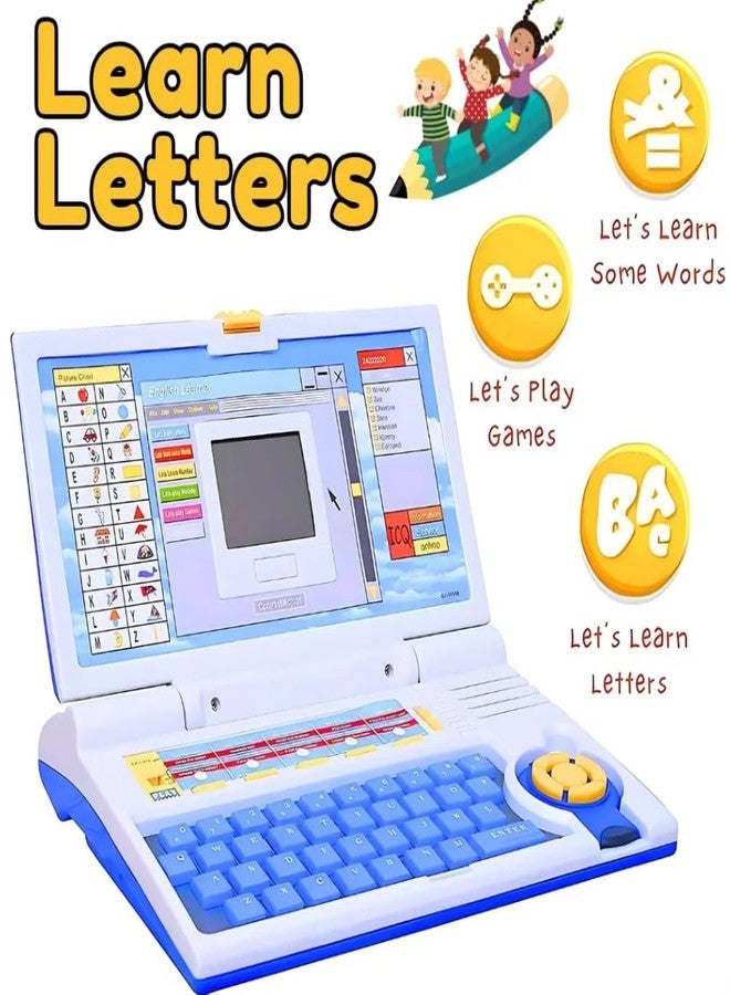 KinderTales® Kids Learning Laptop with 20 Activities, Educational Toy for Boys & Girls Toddlers, Includes Mouse, Learning Games, Music, Toddler Educational Fun - Image 2
