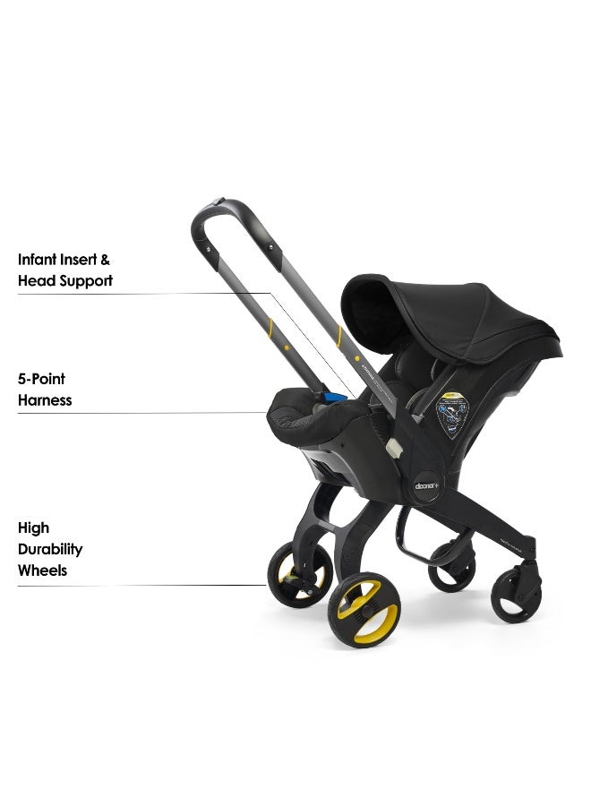 Doona Baby Car Seat And Travel Stroller - Nitro Black  - Image 2
