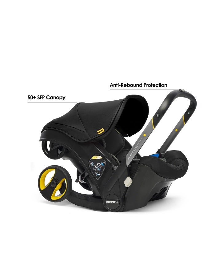 Doona Baby Car Seat And Travel Stroller - Nitro Black  - Image 3