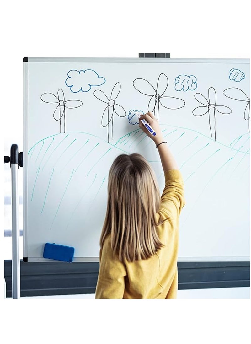 WRITECH 12-Piece Retractable Whiteboard Markers Multicolour  - Image 4