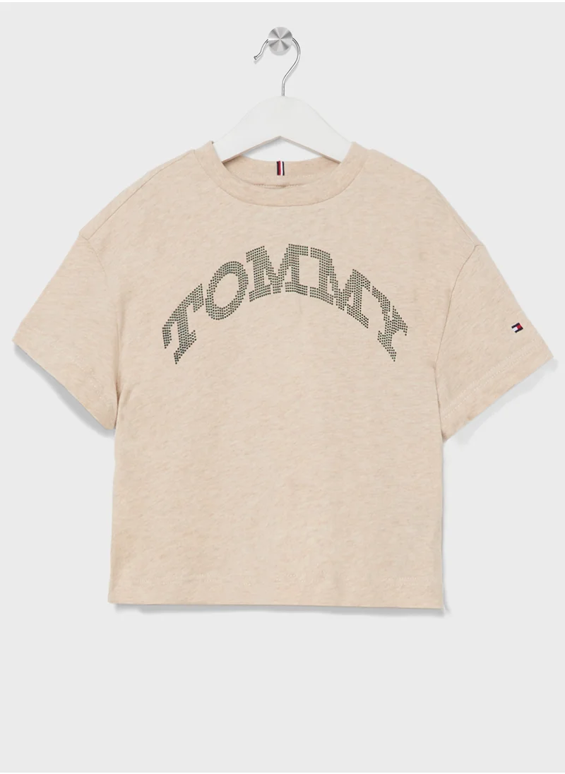 تومي هيلفيغر TOMMY DOT FOIL TEE SS