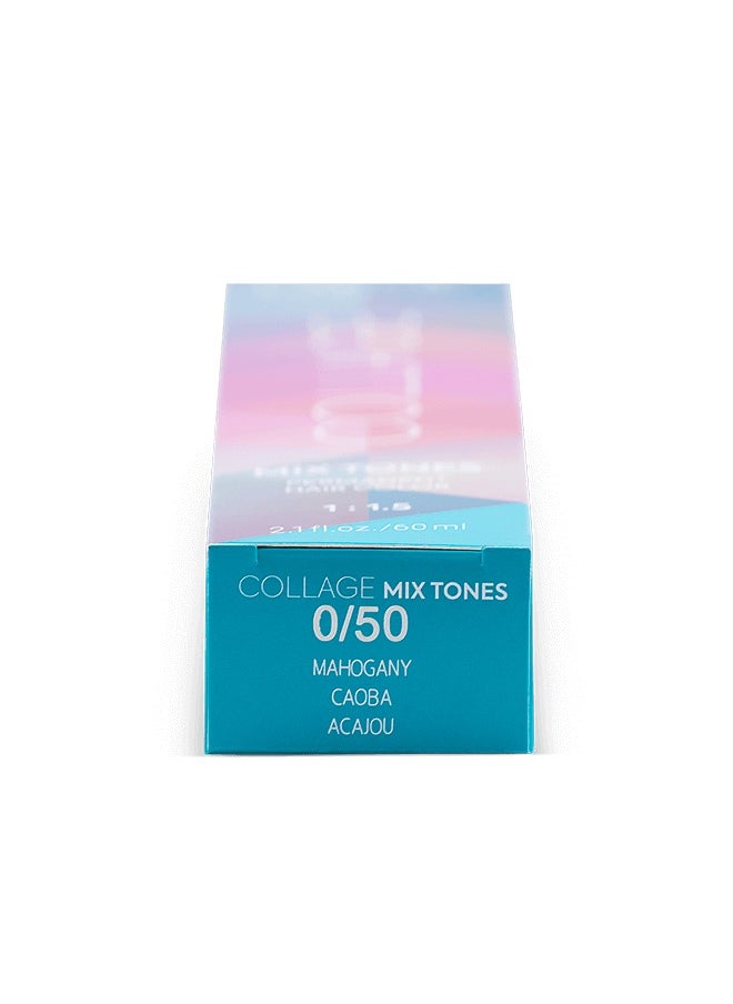 LAKME Collage Mix Tones Permanent Hair Color 0/50 , Mahogany ,60 Ml  - Image 4