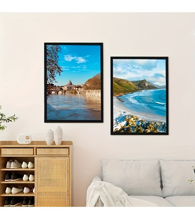 3 إطارات مغناطيسية لوثائق وملصقات وأعمال الماس 30x40 سم مقاس 38.4x28.4 سم - Image 5