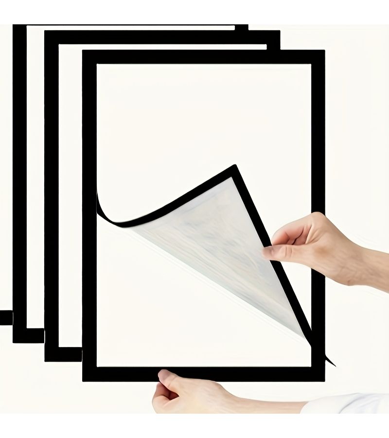 3 إطارات مغناطيسية لوثائق وملصقات وأعمال الماس 30x40 سم مقاس 38.4x28.4 سم - Image 4