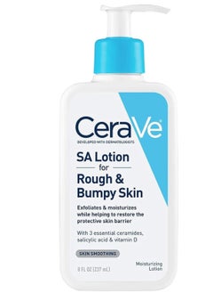 CeraVe SA Lotion for Rough & Bumpy Skin | Vitamin D, Hyaluronic Acid, Lactic Acid & Salicylic Acid Lotion