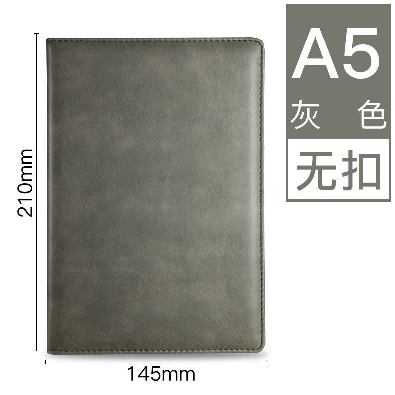Generic Business notebook notebook custom b5 office stationery thickened diary stationery a5 notepad custom logo A5 gray no deduction