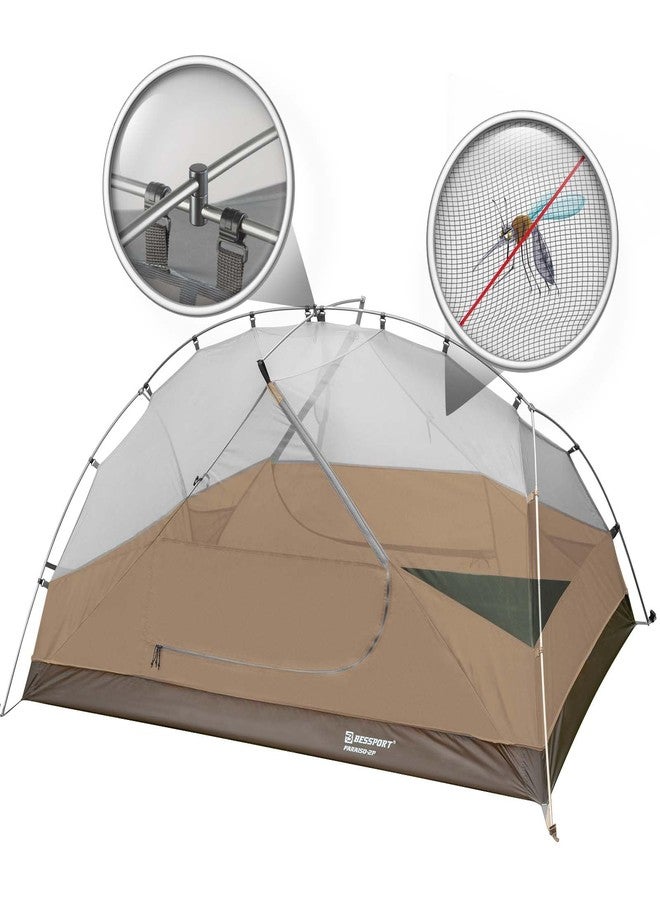 Bessport Camping Tent for 3 Person, Lightweight Backpacking Tent Waterproof Windproof Two Doors Easy Setup Double Layer Outdoor Tents for 3 to 4 Seasons, Suitable for Outdoor,Hiking,Camping - Image 4