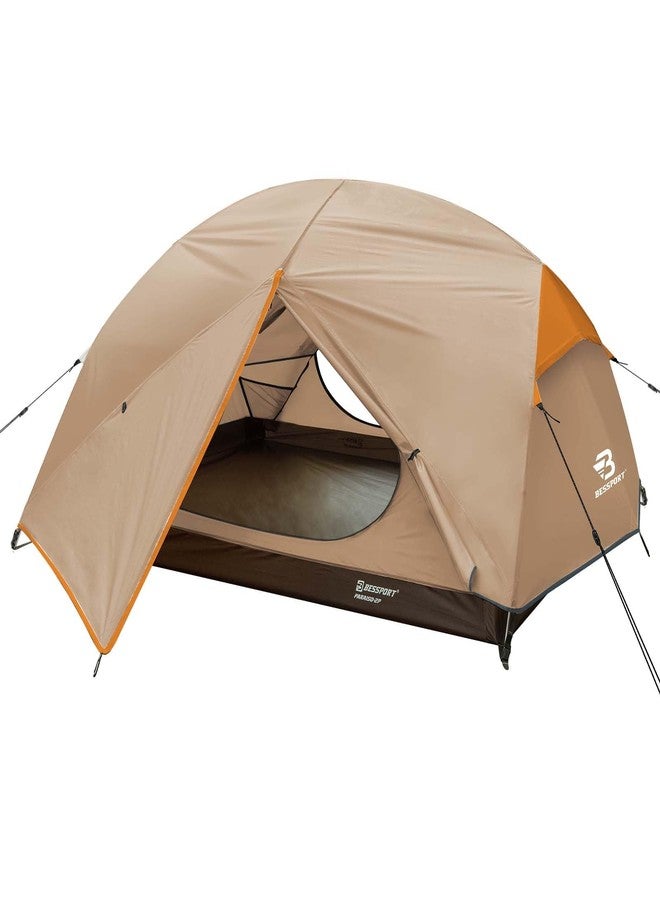 Bessport Camping Tent for 3 Person, Lightweight Backpacking Tent Waterproof Windproof Two Doors Easy Setup Double Layer Outdoor Tents for 3 to 4 Seasons, Suitable for Outdoor,Hiking,Camping - Image 1