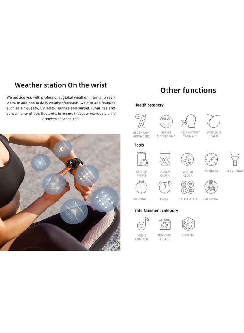 ميبرو ساعة Mibro GS Active Sport الذكية بشاشة AMOLED مقاس 1.3 بوصة، مراقبة صحية متقدمة 4PD، GPS متعدد الأنظمة، 150 وضع رياضي، مقاومة للماء 5ATM، بطارية حتى 20 يوم – أسود - Image 3
