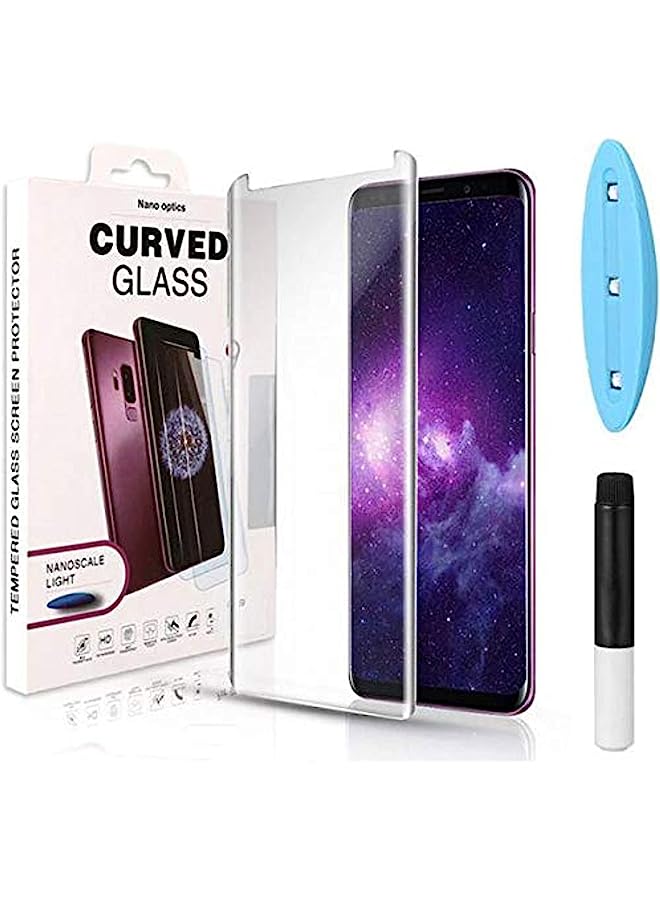 F9 (F9 Pro) Tempered Glass Screen Protector Shock Proof - Black