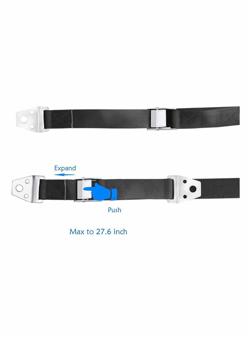 Generic - Set of 2 Durable AntiTip Straps for Child Safety Secure Your TV and Furniture - Image 1