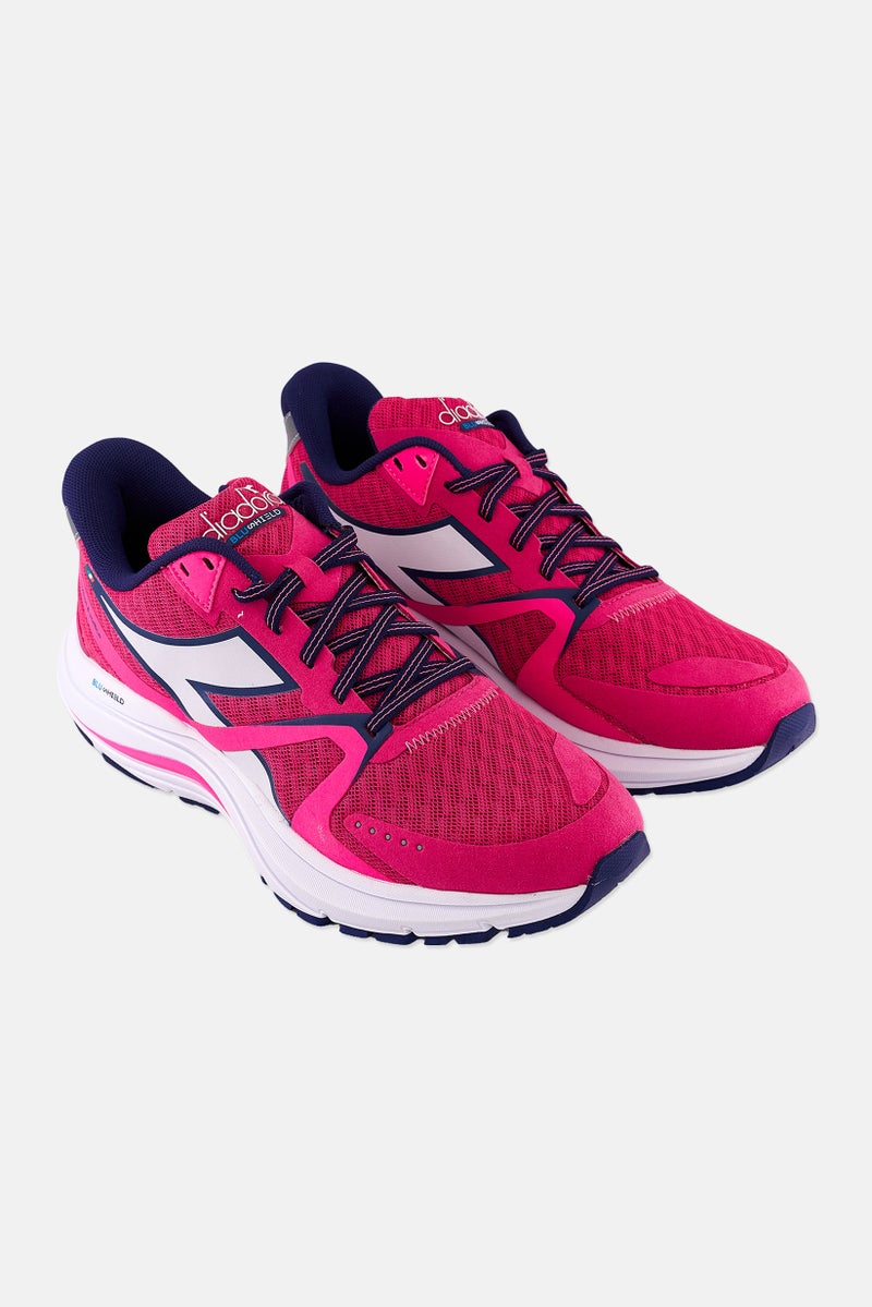 DIADORA Women Mythos Blushied 8 Vortice Lace Up Training Shoes, Pink - Image 1